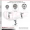 Service Caster 5 Inch V-Groove Semi Steel Caster Set with Ball Bearings 2 Swivel 2 Rigid SCC SCC-20S520-VGB-2-R-2 - alternate 4